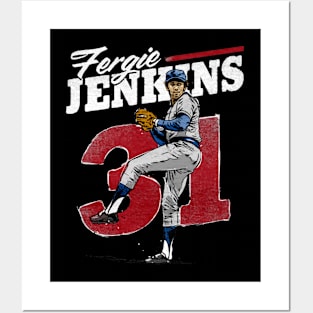 fergie jenkins retro Posters and Art